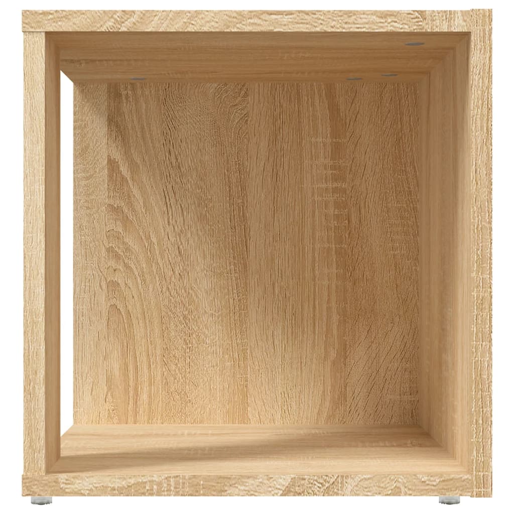 Bijzettafel 33X33X34,5 Cm Spaanplaat Sonoma Eikenkleurig 1