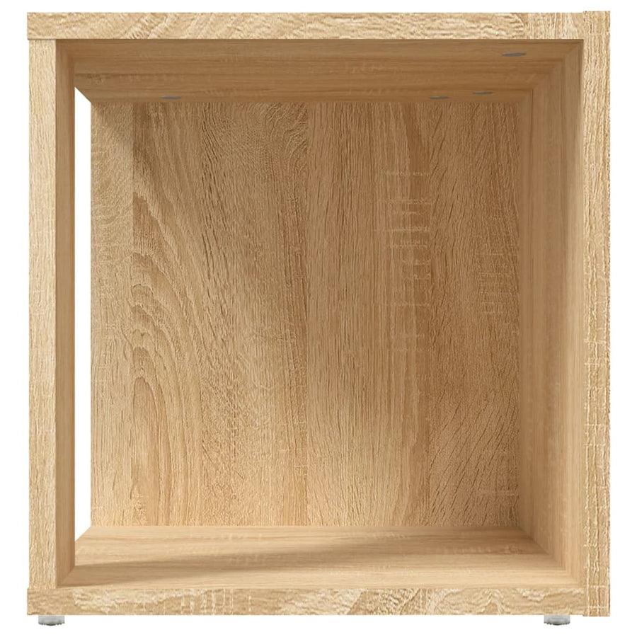 Bijzettafel 33X33X34,5 Cm Spaanplaat Sonoma Eikenkleurig 1