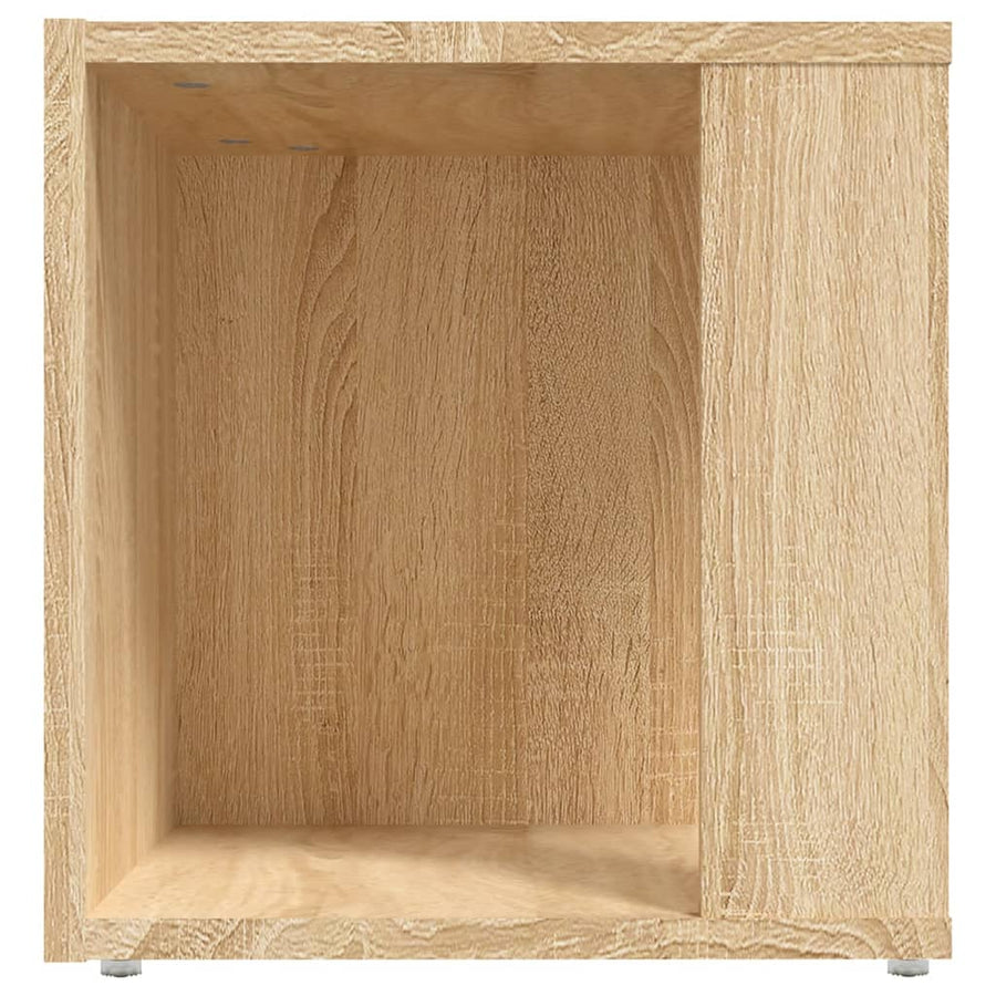 Bijzettafel 33X33X34,5 Cm Spaanplaat Sonoma Eikenkleurig 1
