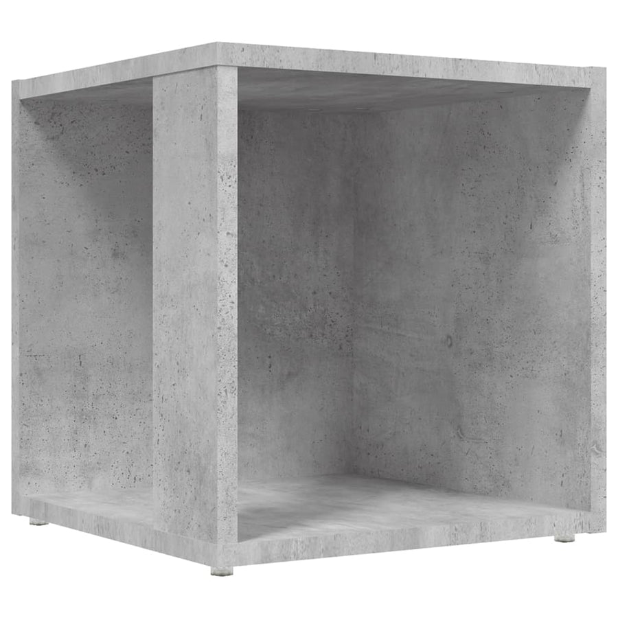 Bijzettafel 33x33x34,5 cm spaanplaat betongrijs Betongrijs
