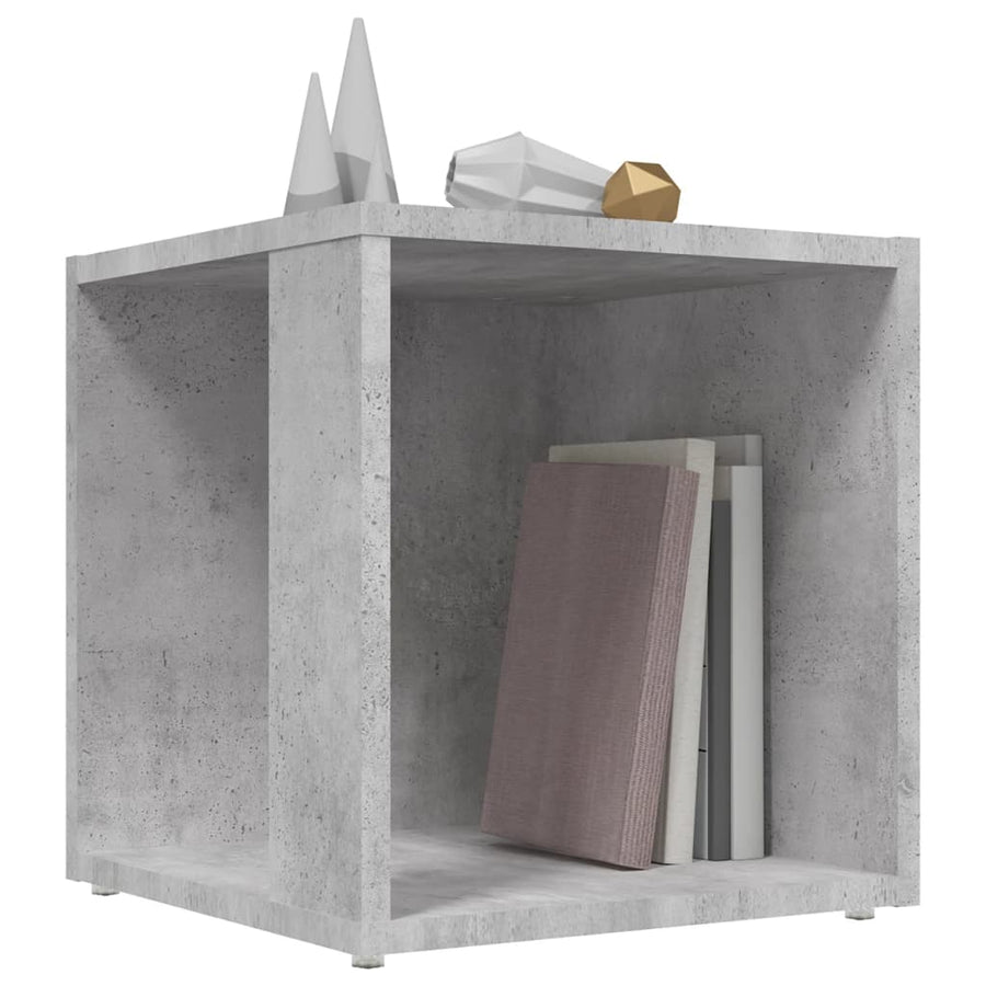Bijzettafel 33x33x34,5 cm spaanplaat betongrijs Betongrijs