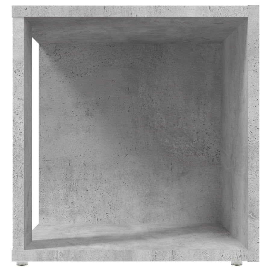 Bijzettafel 33x33x34,5 cm spaanplaat betongrijs Betongrijs