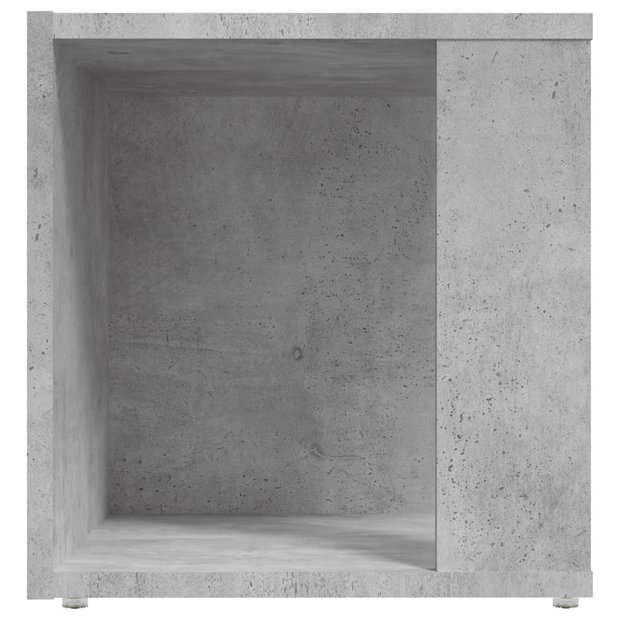 Bijzettafel 33x33x34,5 cm spaanplaat betongrijs Betongrijs