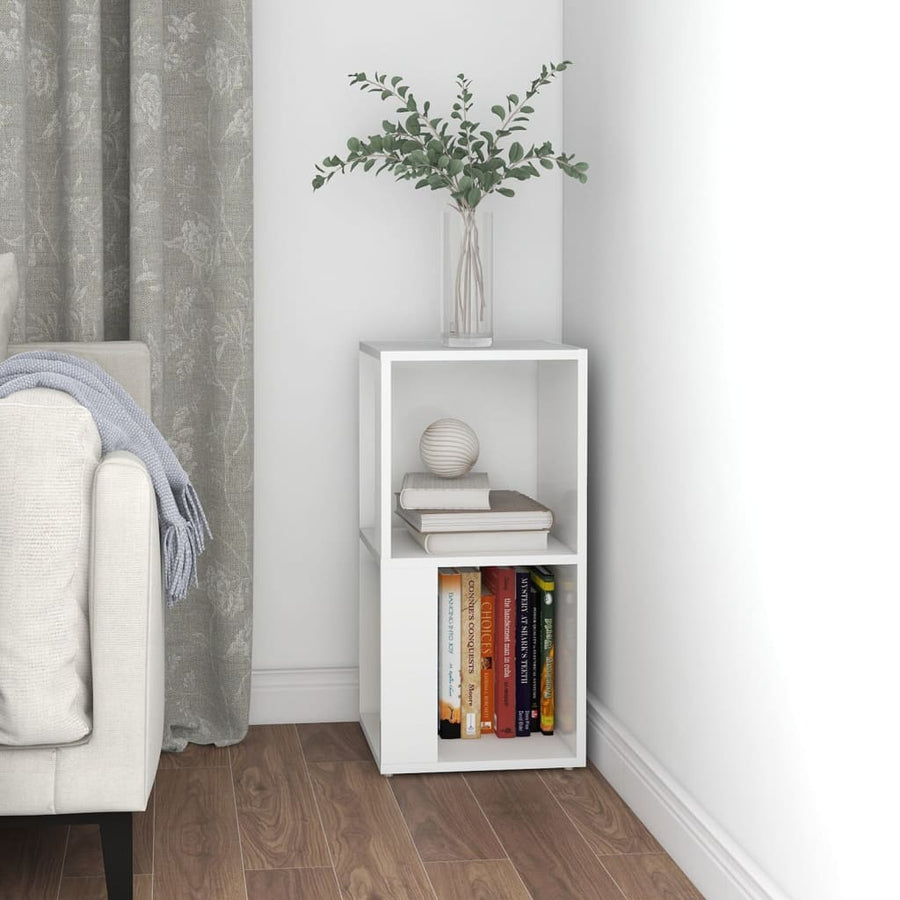 Hoekkast 33x33x67 cm bewerkt hout wit 33 x 33 x 67 cm Wit