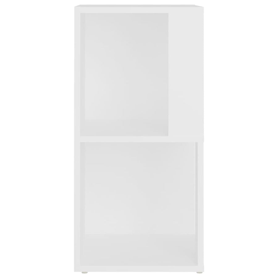 Hoekkast 33x33x67 cm bewerkt hout wit 33 x 33 x 67 cm Wit
