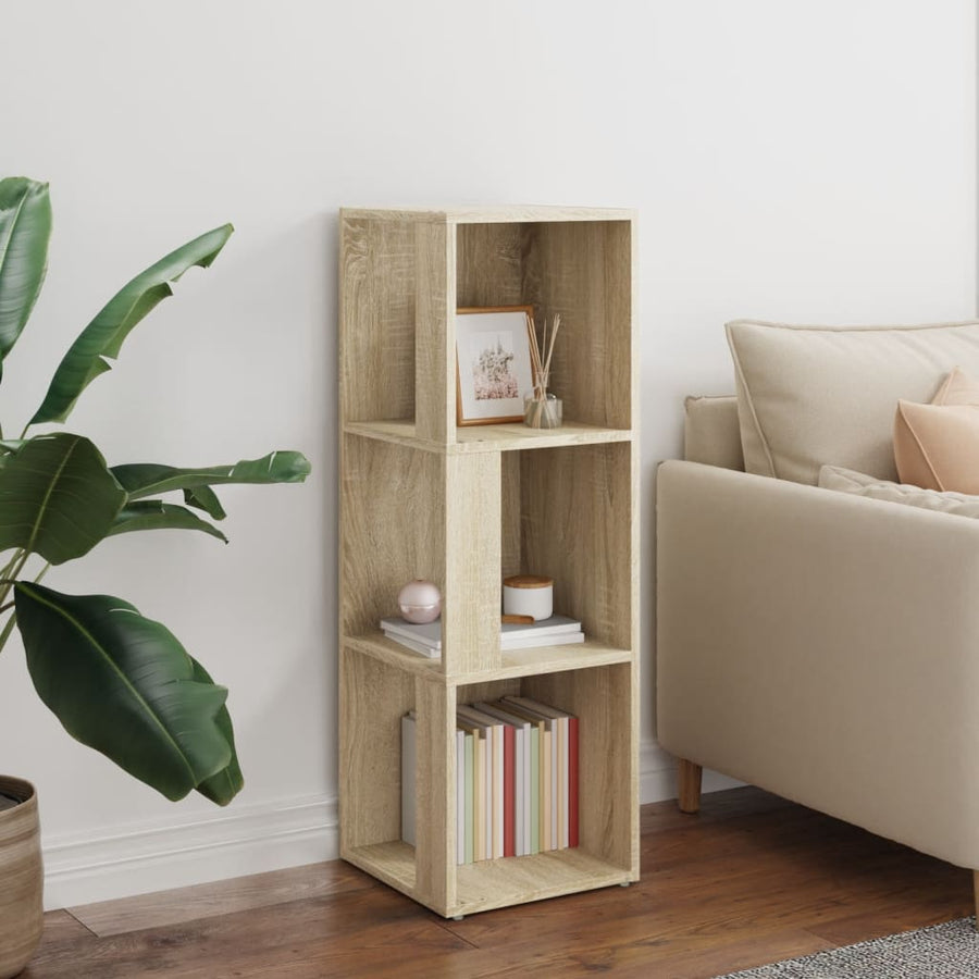 Hoekkast 33x33x100 cm spaanplaat sonoma eikenkleurig 33 x 33 x 100 cm Sonoma eiken