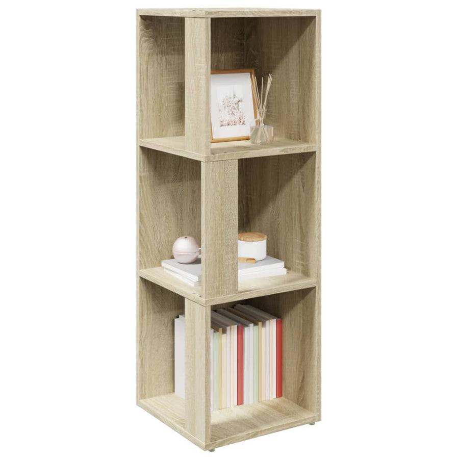 Hoekkast 33x33x100 cm spaanplaat sonoma eikenkleurig 33 x 33 x 100 cm Sonoma eiken