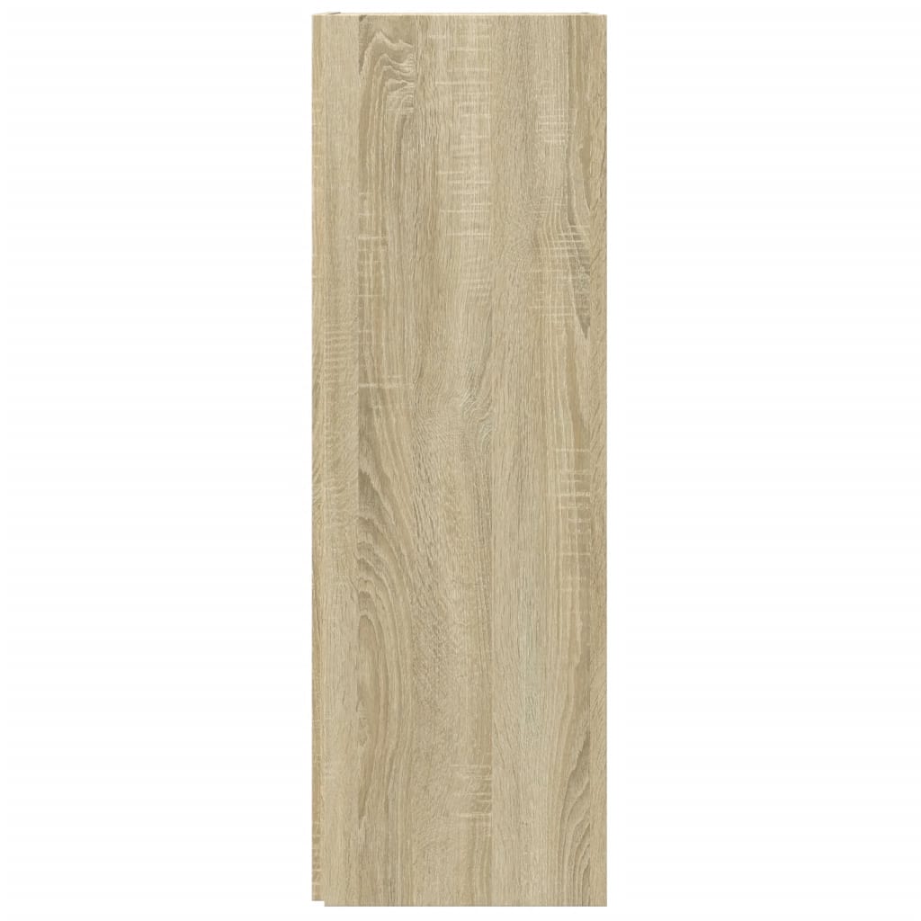 Hoekkast 33x33x100 cm spaanplaat sonoma eikenkleurig 33 x 33 x 100 cm Sonoma eiken
