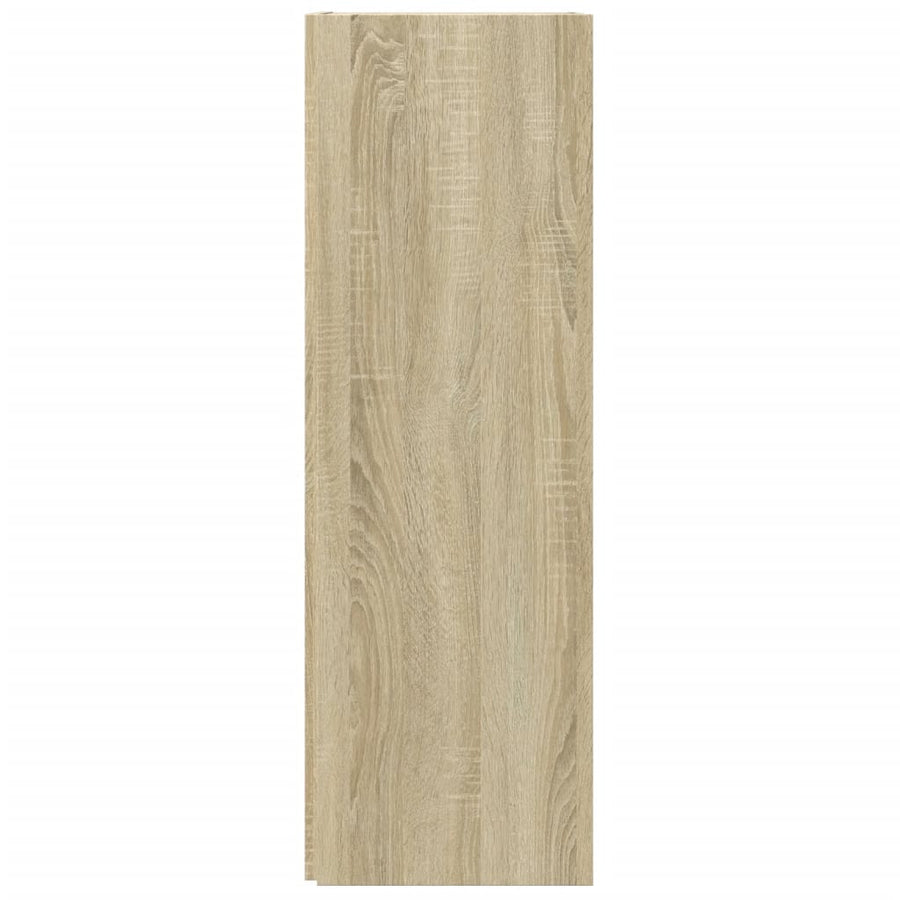 Hoekkast 33x33x100 cm spaanplaat sonoma eikenkleurig 33 x 33 x 100 cm Sonoma eiken