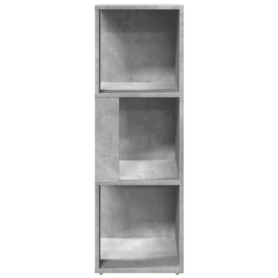 Hoekkast 33x33x100 cm spaanplaat betongrijs 33 x 33 x 100 cm Betongrijs