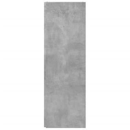 Hoekkast 33x33x100 cm spaanplaat betongrijs 33 x 33 x 100 cm Betongrijs