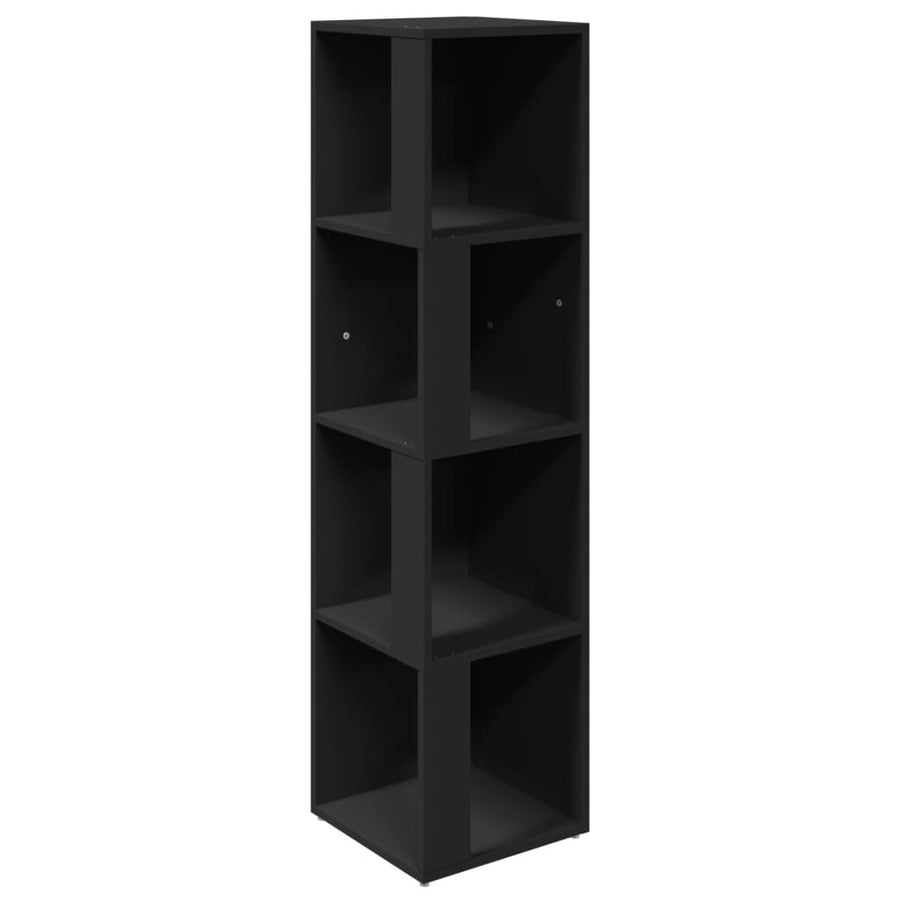 Hoekkast 33X33X132 Cm Spaanplaat Zwart 33 x 33 x 132 cm
