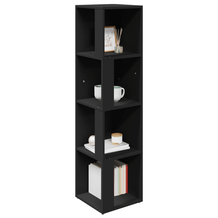 Hoekkast 33X33X132 Cm Spaanplaat Zwart 33 x 33 x 132 cm