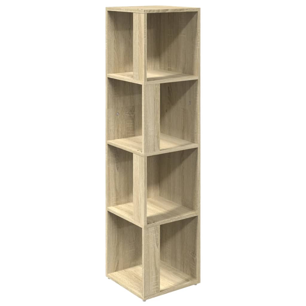 Hoekkast 33X33X132 Cm Spaanplaat Sonoma Eikenkleurig 33 x 33 x 132 cm