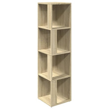 Hoekkast 33X33X132 Cm Spaanplaat Sonoma Eikenkleurig 33 x 33 x 132 cm