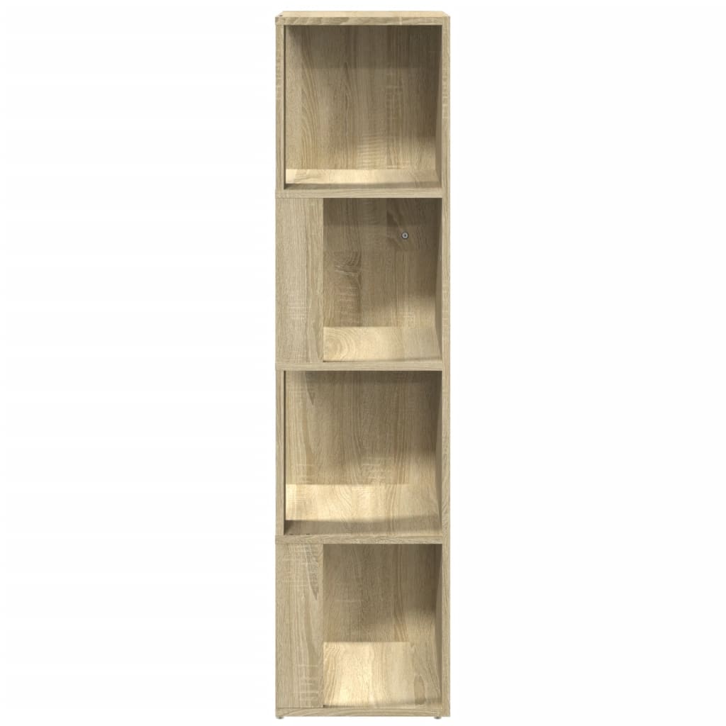 Hoekkast 33X33X132 Cm Spaanplaat Sonoma Eikenkleurig 33 x 33 x 132 cm