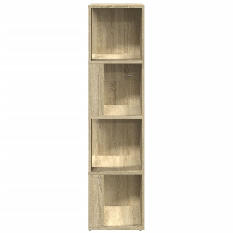 Hoekkast 33X33X132 Cm Spaanplaat Sonoma Eikenkleurig 33 x 33 x 132 cm