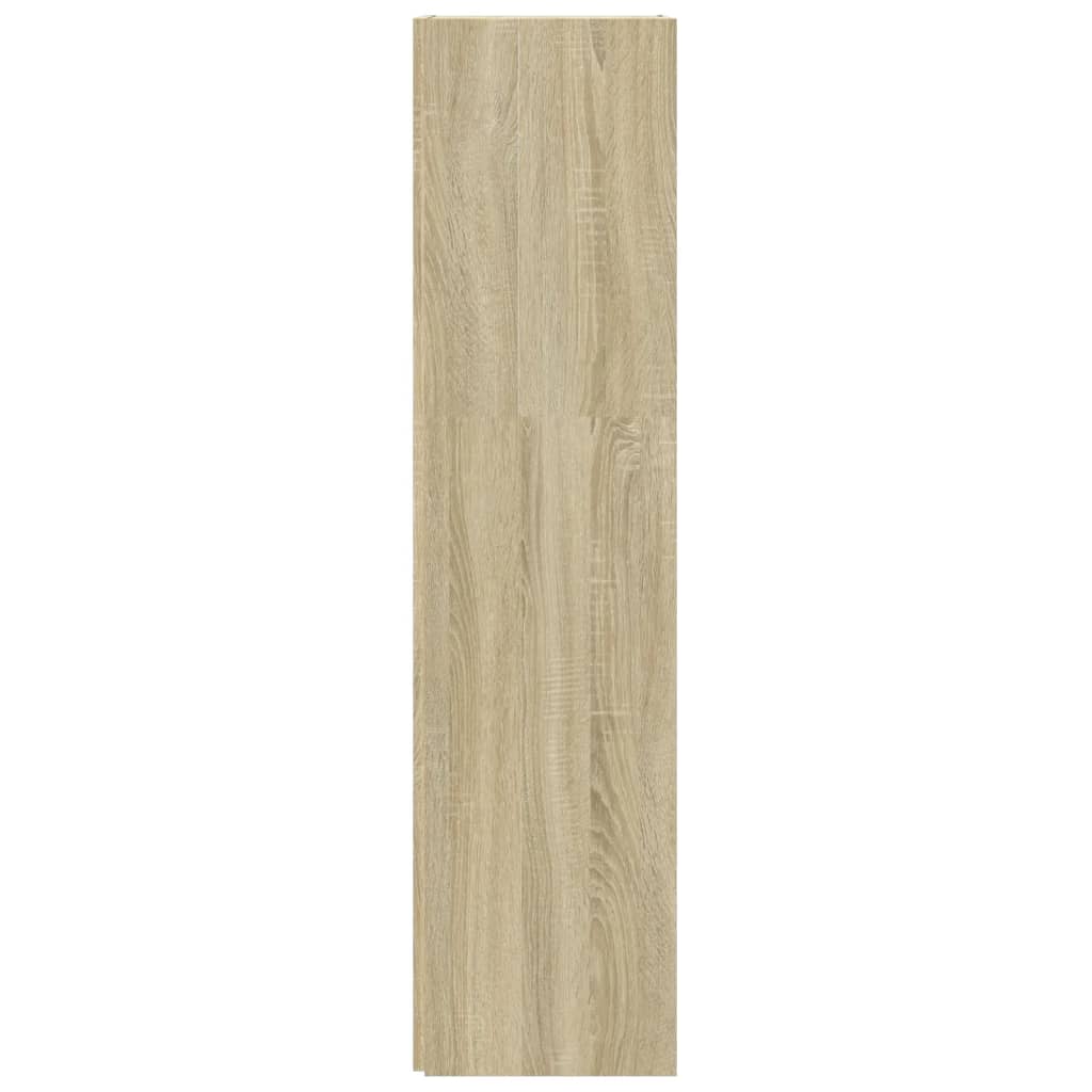 Hoekkast 33X33X132 Cm Spaanplaat Sonoma Eikenkleurig 33 x 33 x 132 cm