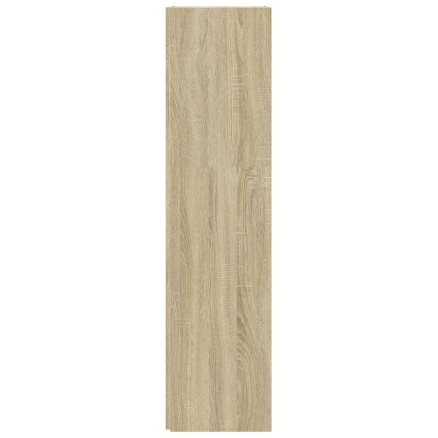 Hoekkast 33X33X132 Cm Spaanplaat Sonoma Eikenkleurig 33 x 33 x 132 cm