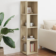 Hoekkast 33x33x132 cm spaanplaat sonoma eiken