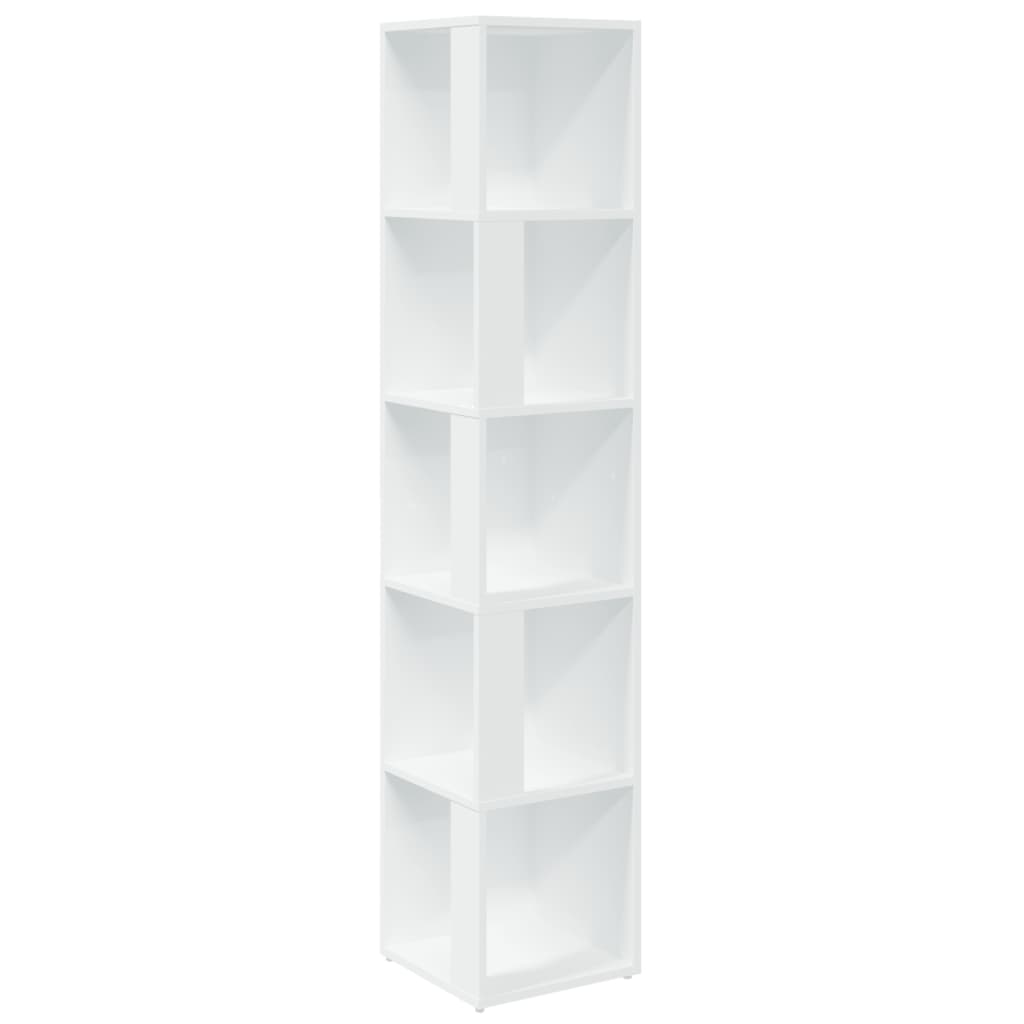 Hoekkast 33x33x164,5 cm spaanplaat wit 33 x 33 x 164.5 cm Wit
