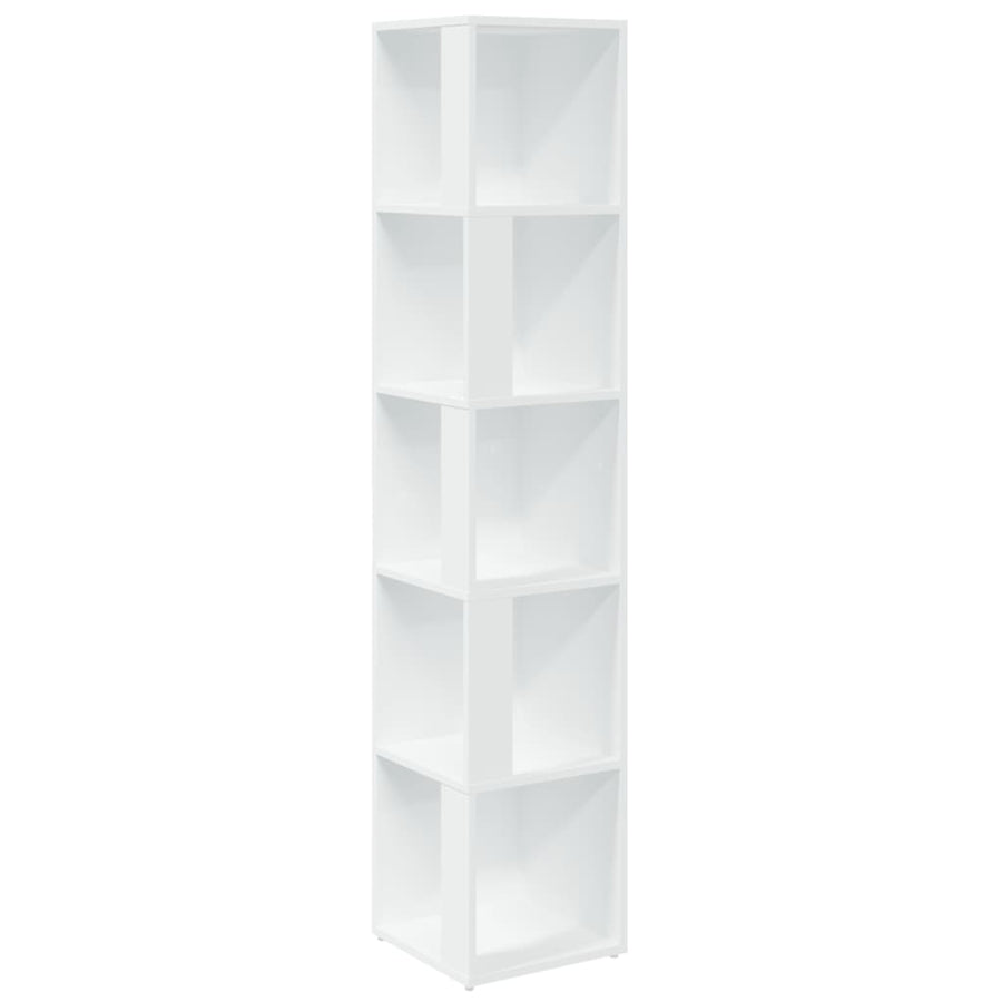 Hoekkast 33x33x164,5 cm spaanplaat wit 33 x 33 x 164.5 cm Wit
