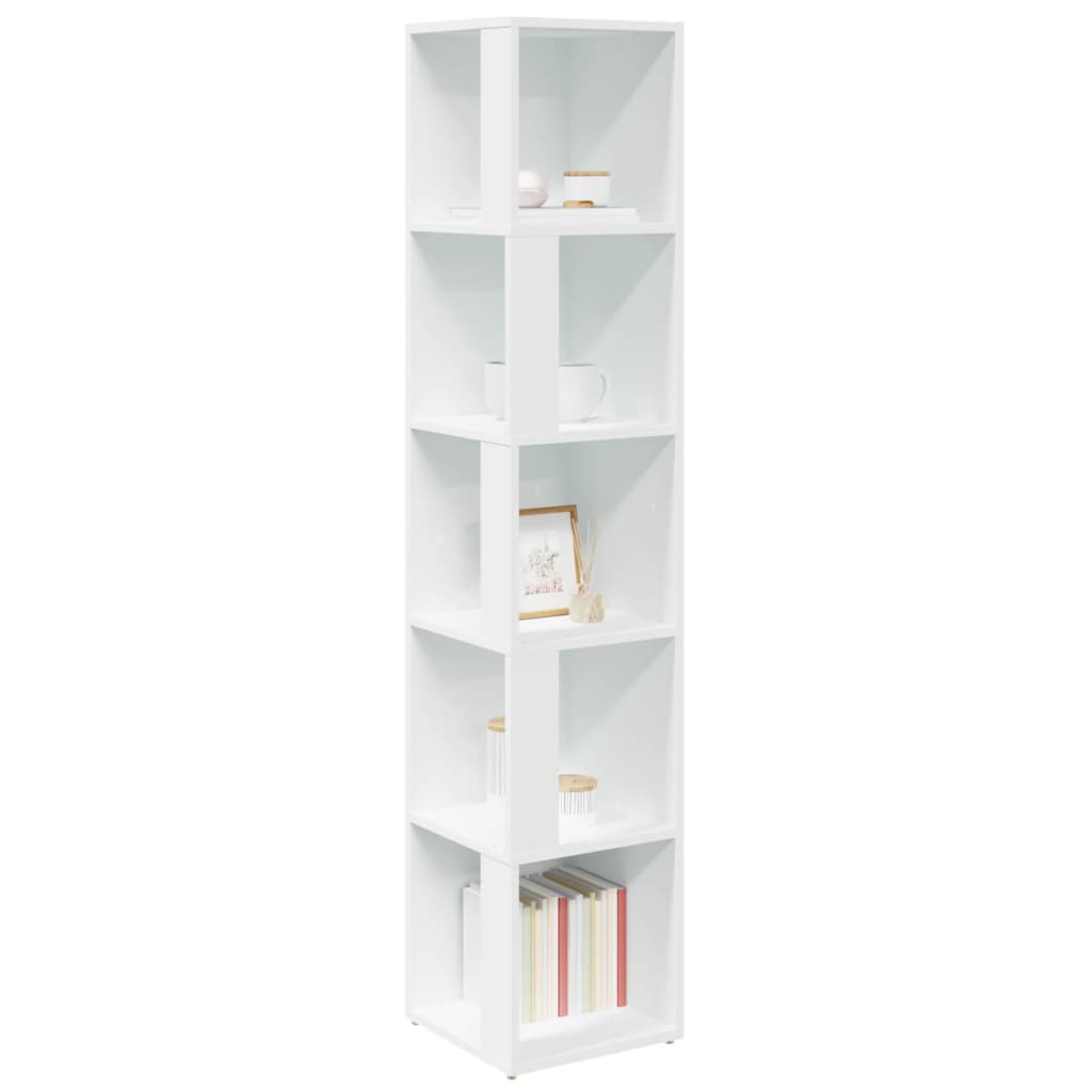 Hoekkast 33x33x164,5 cm spaanplaat wit 33 x 33 x 164.5 cm Wit