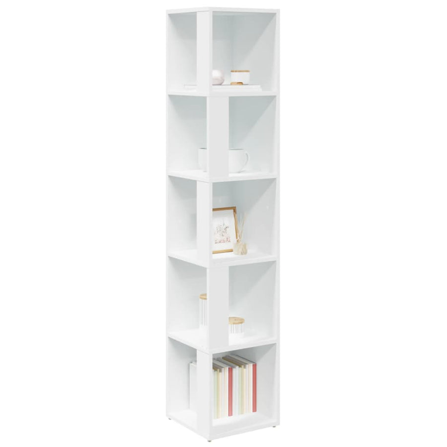 Hoekkast 33x33x164,5 cm spaanplaat wit 33 x 33 x 164.5 cm Wit
