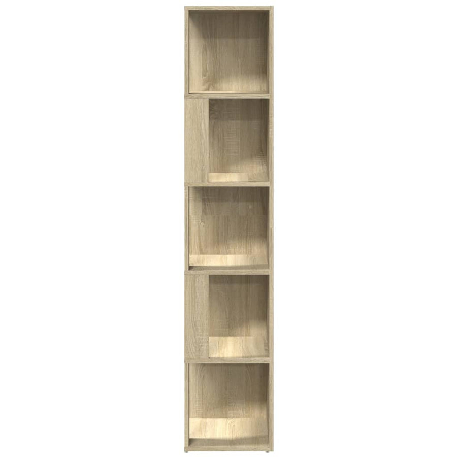 Hoekkast 33x33x164,5 cm spaanplaat sonoma eikenkleurig 33 x 33 x 164.5 cm Sonoma eiken