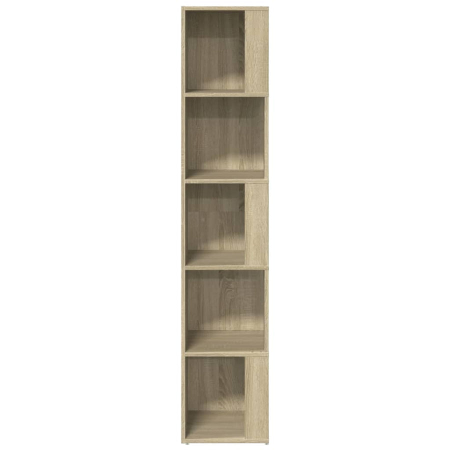 Hoekkast 33x33x164,5 cm spaanplaat sonoma eikenkleurig 33 x 33 x 164.5 cm Sonoma eiken
