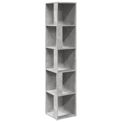 Hoekkast 33X33X64,5 Cm Spaanplaat 33 x 33 x 164.5 cm Betongrijs