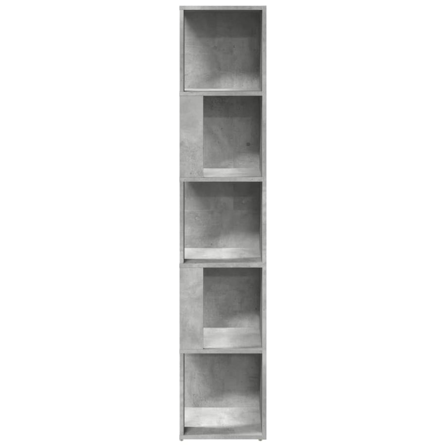 Hoekkast 33X33X64,5 Cm Spaanplaat 33 x 33 x 164.5 cm Betongrijs