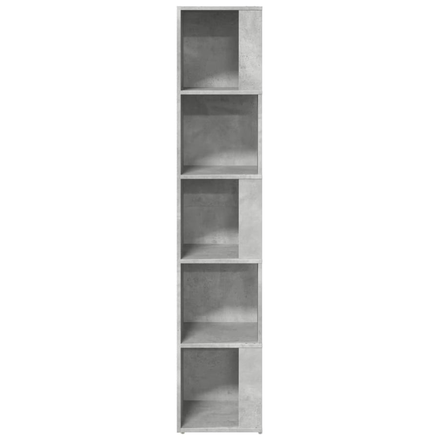 Hoekkast 33X33X64,5 Cm Spaanplaat 33 x 33 x 164.5 cm Betongrijs