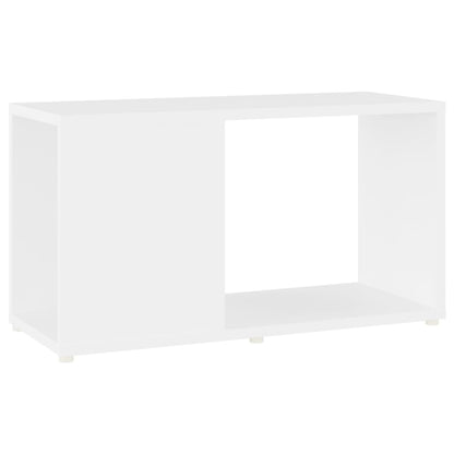 Tv-Meubel 60X24X32 Cm Bewerkt Hout Wit