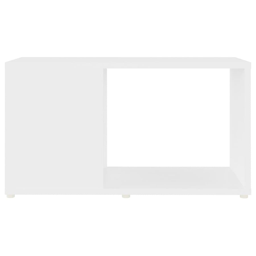 Tv-Meubel 60X24X32 Cm Bewerkt Hout Wit