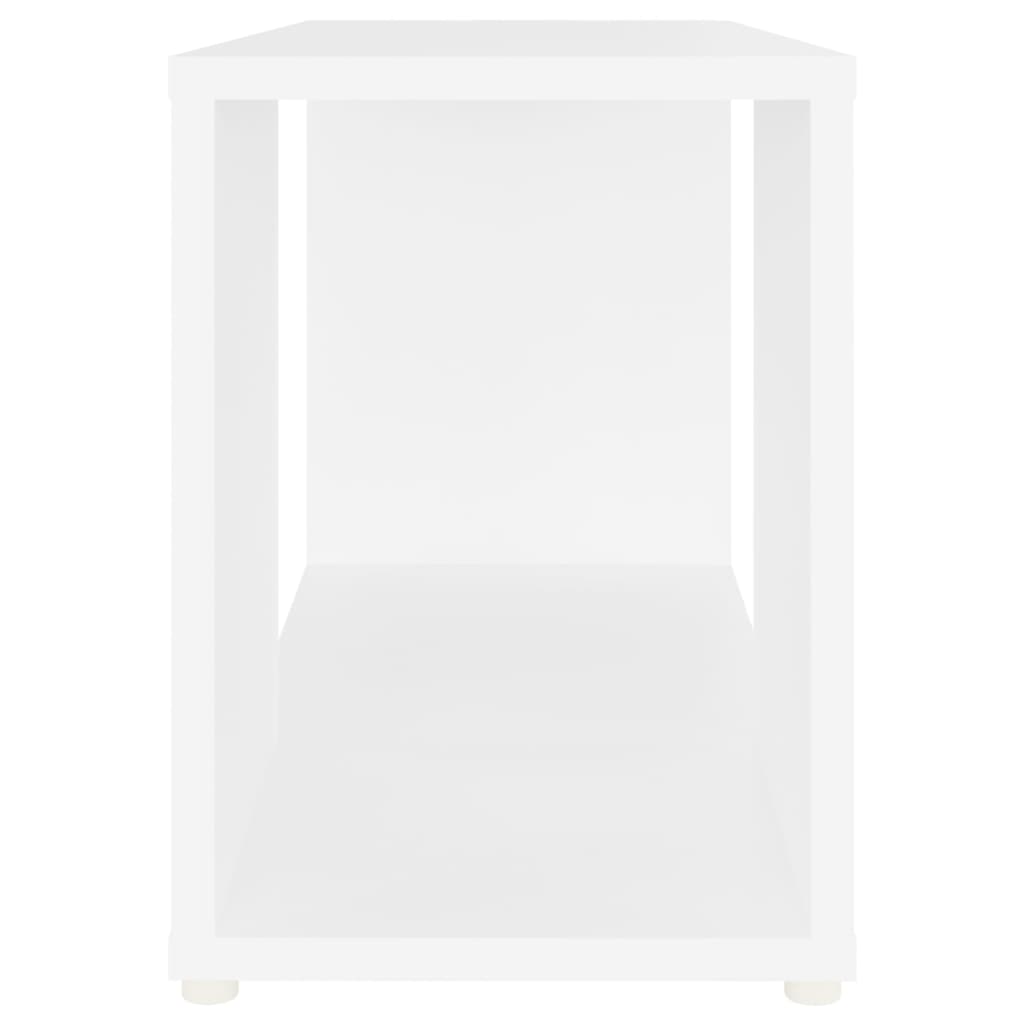 Tv-Meubel 60X24X32 Cm Bewerkt Hout Wit