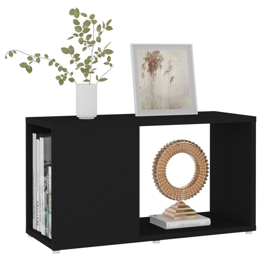 Tv-Meubel 60X24X32 Cm Spaanplaat Zwart