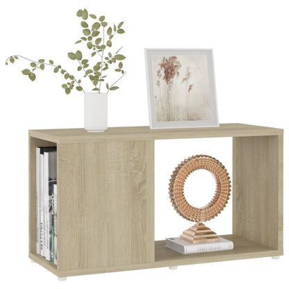 Tv-Meubel 60X24X32 Cm Spaanplaat Sonoma Eikenkleurig 1
