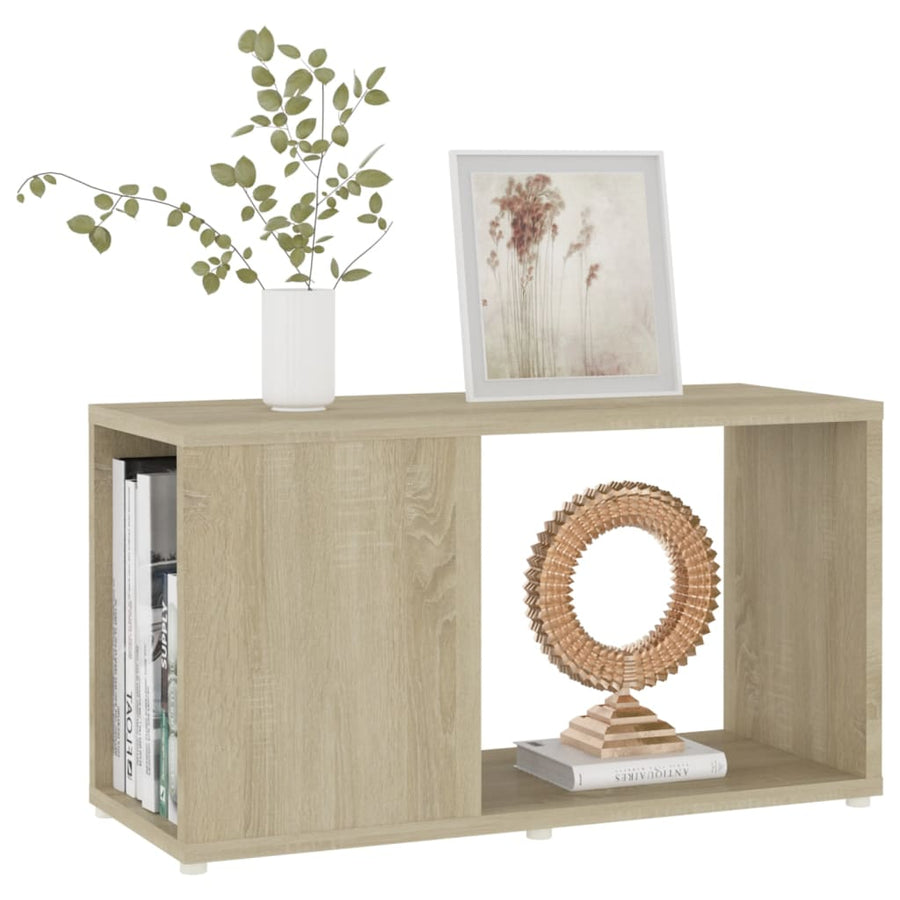 Tv-Meubel 60X24X32 Cm Spaanplaat Sonoma Eikenkleurig 1