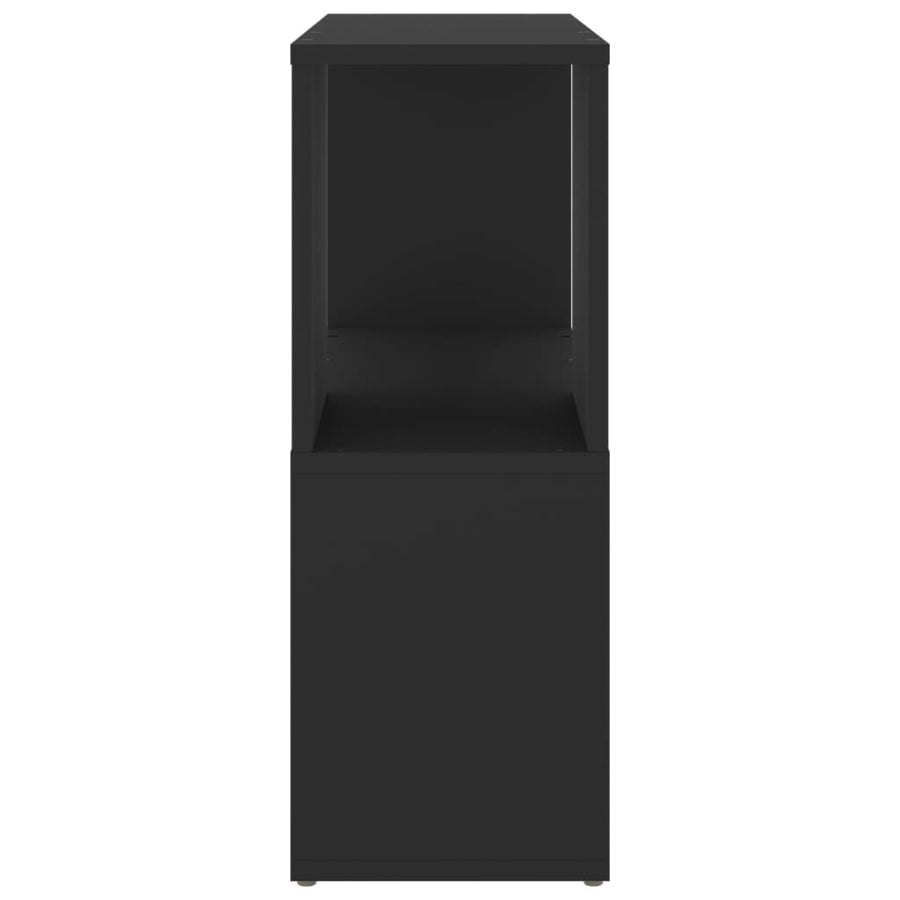 Boekenkast 60X24X63 Cm Spaanplaat Zwart