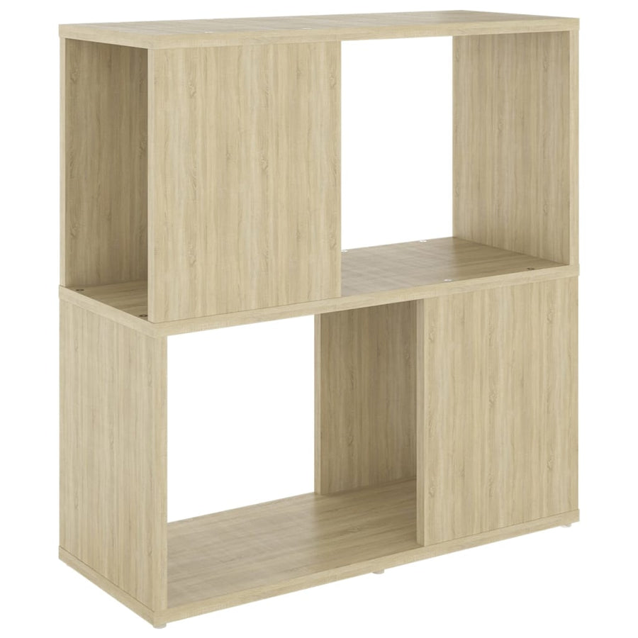 Boekenkast 60X24X63 Cm Spaanplaat Sonoma Eikenkleurig 1