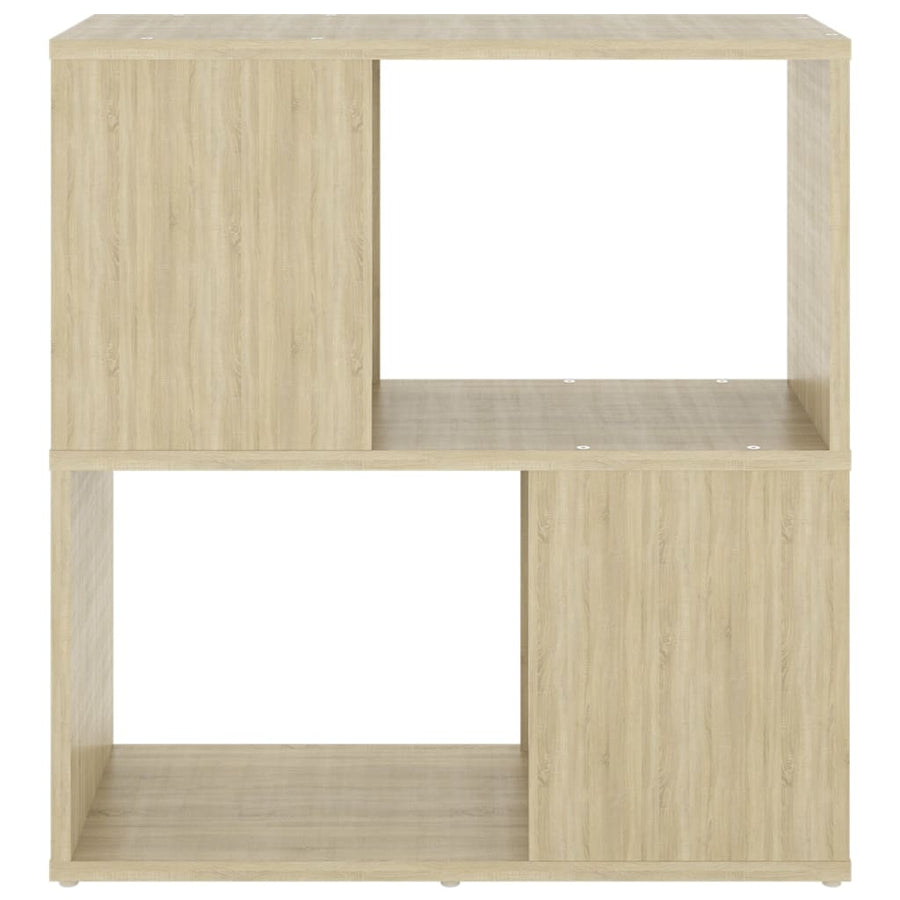 Boekenkast 60X24X63 Cm Spaanplaat Sonoma Eikenkleurig 1