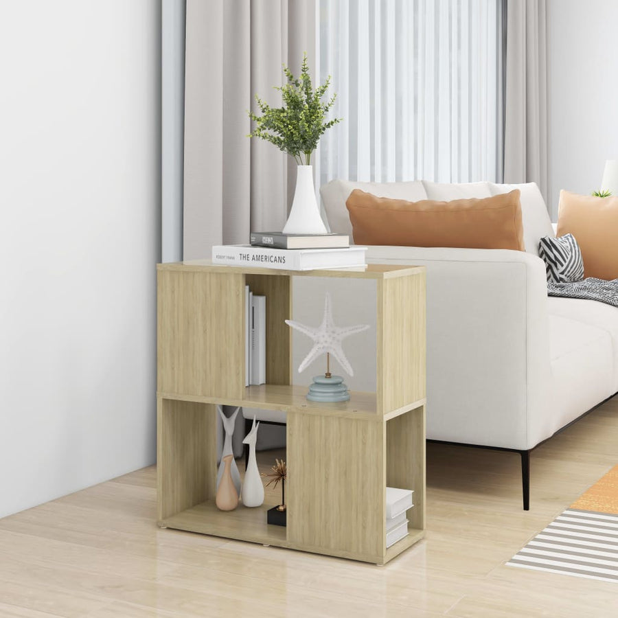 Boekenkast 60X24X63 Cm Spaanplaat Sonoma Eikenkleurig 1