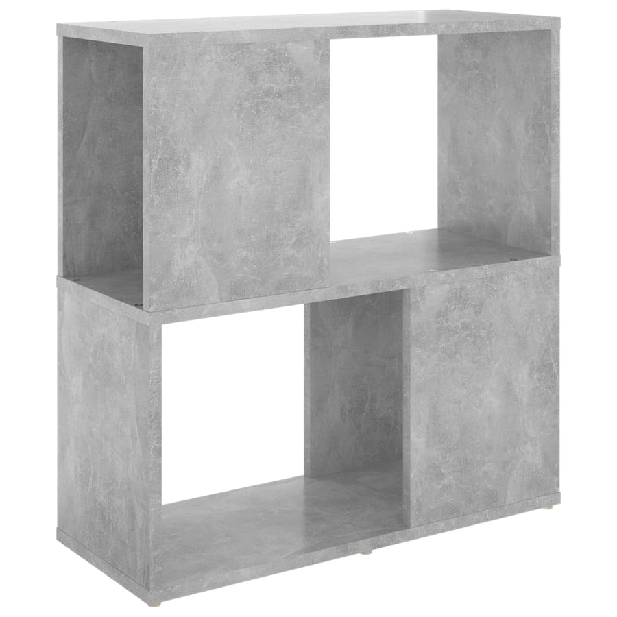 Boekenkast 60X24X63 Cm Spaanplaat Betongrijs 1