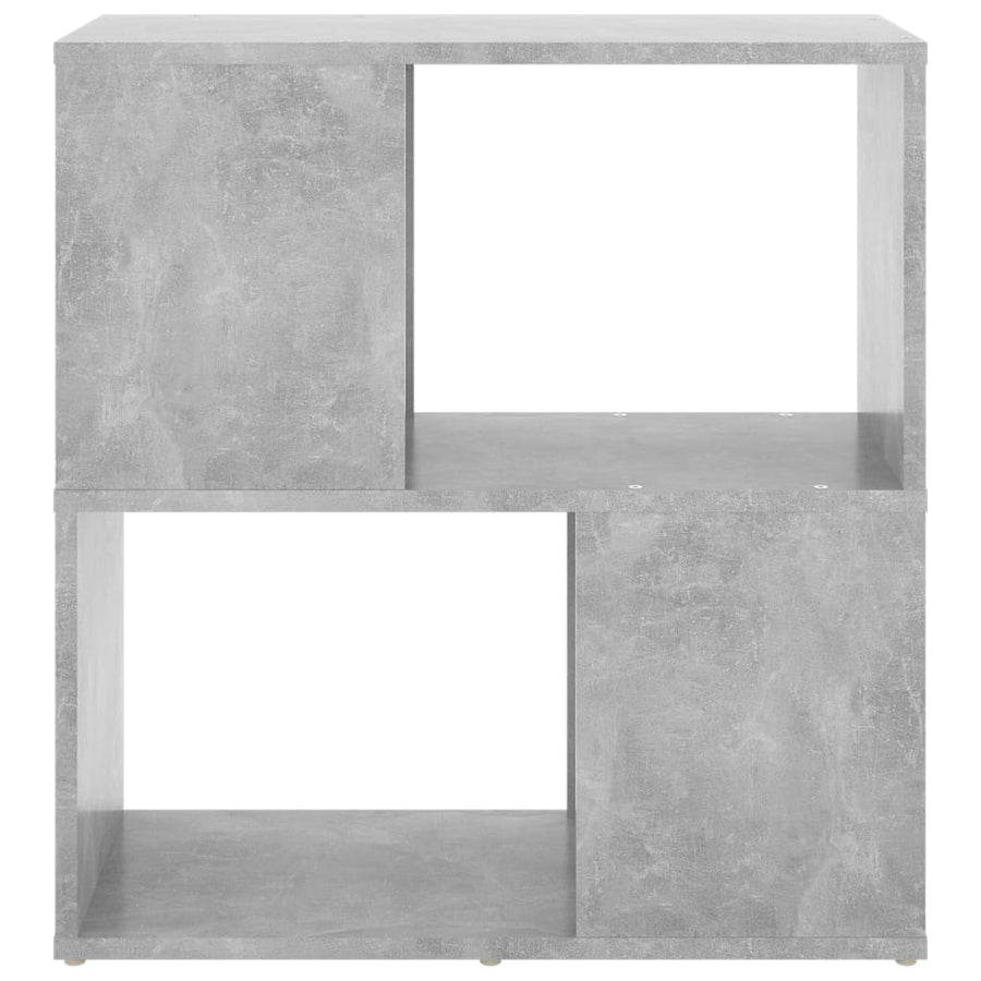 Boekenkast 60X24X63 Cm Spaanplaat Betongrijs 1