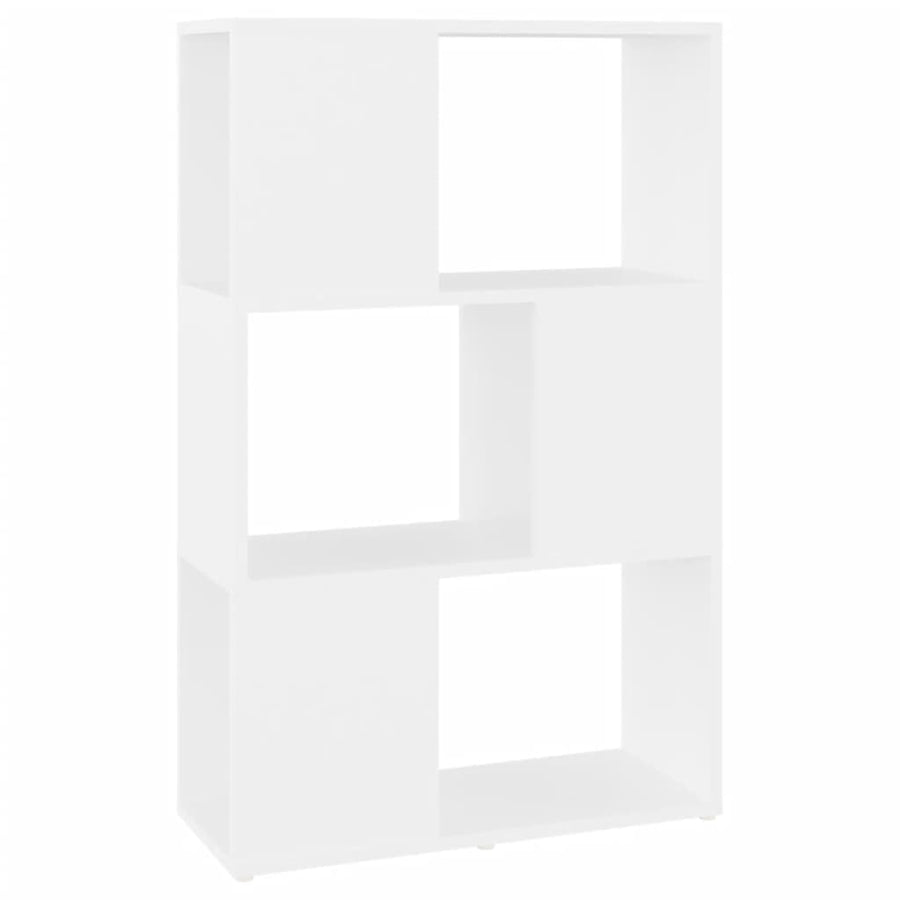 Boekenkast/Kamerscherm Bewerkt Hout Wit 60 x 24 x 94 cm