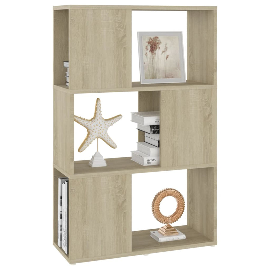 Boekenkast/Kamerscherm Bewerkt Hout Sonoma Eiken 60 x 24 x 94 cm