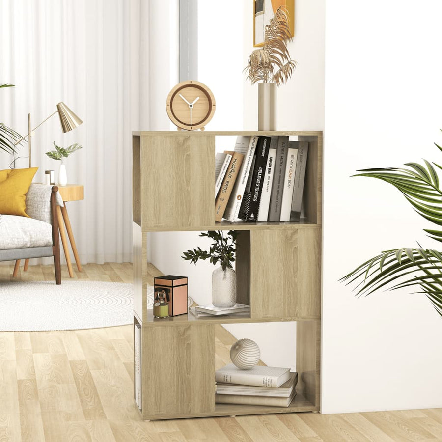 Boekenkast/Kamerscherm Bewerkt Hout Sonoma Eiken 60 x 24 x 94 cm