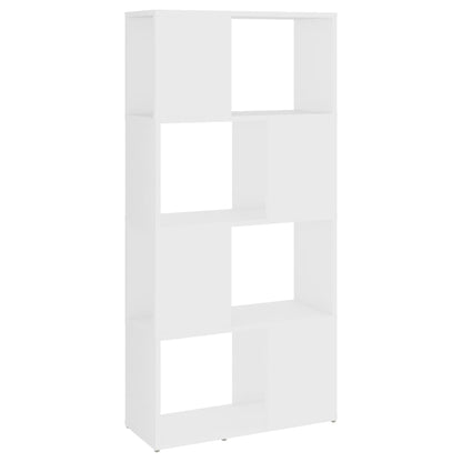 Boekenkast/Kamerscherm 60X24X124,5 Cm Spaanplaat Wit