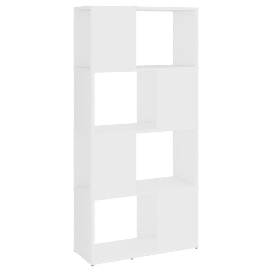 Boekenkast/Kamerscherm 60X24X124,5 Cm Spaanplaat Wit
